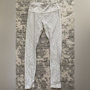 White and Grey Patterned Leggings